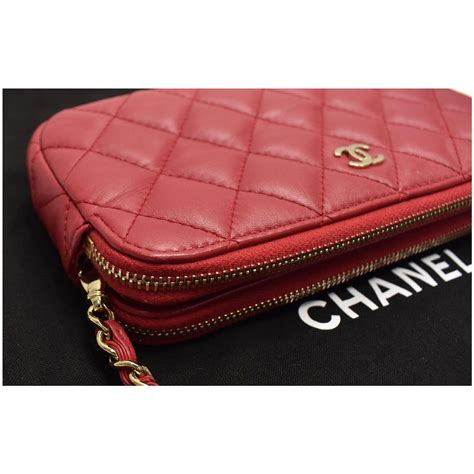 chanel travel zip wallet|Chanel wallet on chain real.